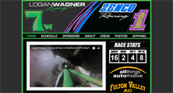 Desktop Screenshot of loganwagnerracing.com